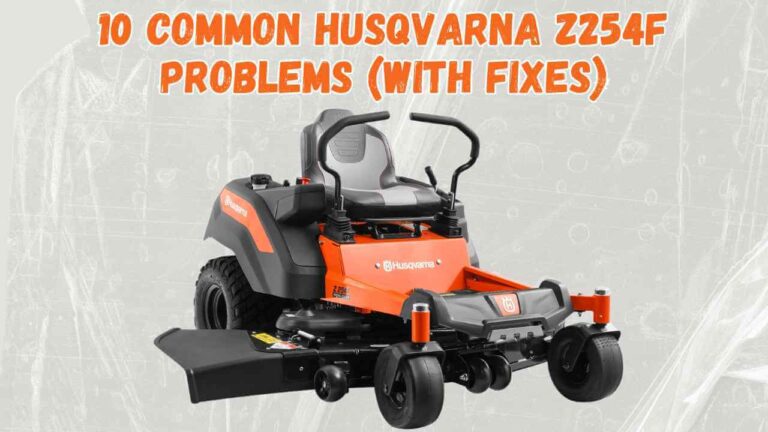 husqvarna z254f problems