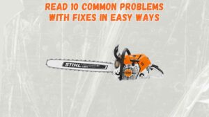 stihl 500i problems