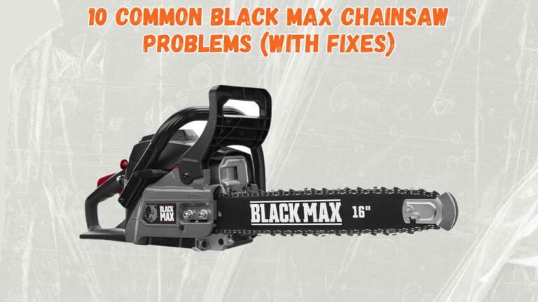 black max chainsaw problems