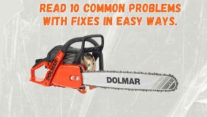 dolmar chainsaw problems
