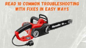homelite chainsaw troubleshooting