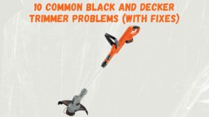 black and decker trimmer problems
