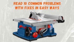 bosch 4100 table saw problems