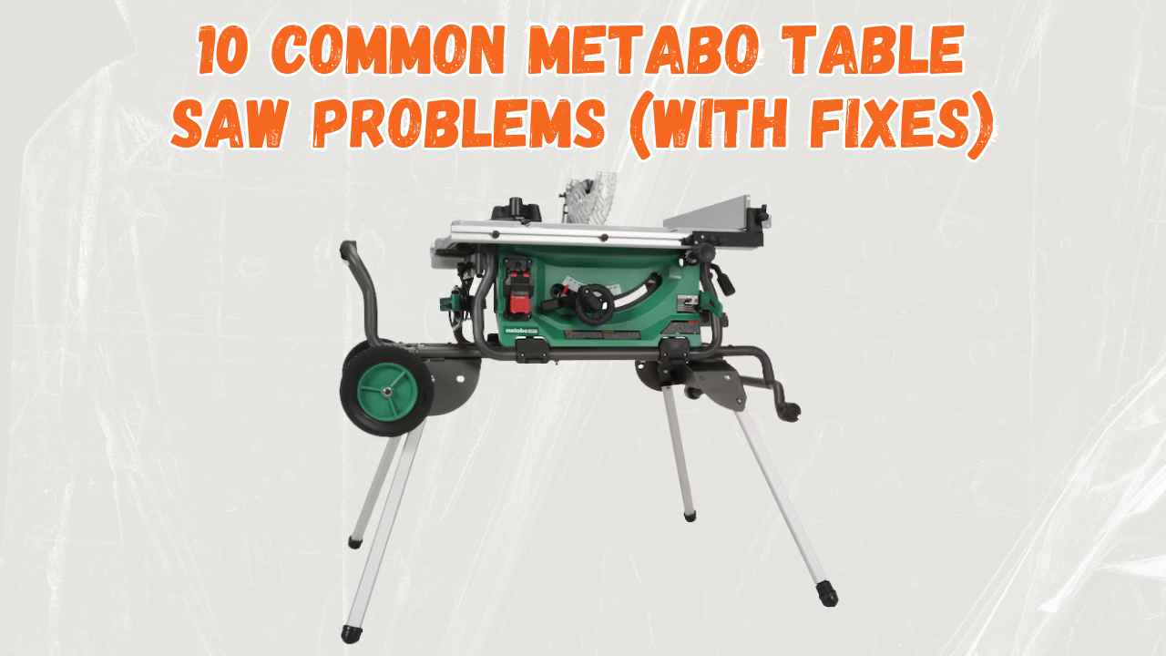 metabo table saw problems