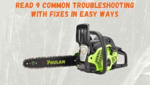 poulan  chainsaw troubleshooting