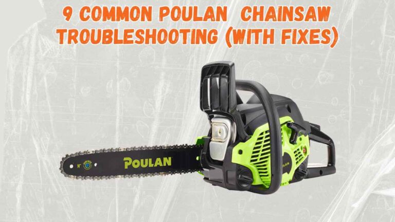 poulan chainsaw troubleshooting