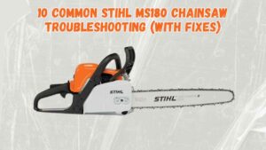 stihl ms180 chainsaw troubleshooting