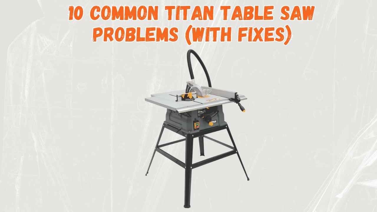 titan table saw problems