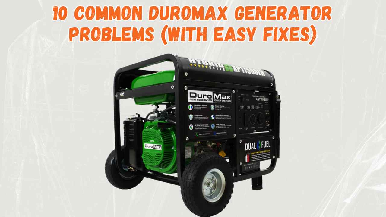 duromax generator problems